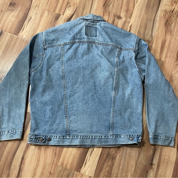 VTG 90s Levi's Blue Denim Jacket Sz XL - Picture 3 of 9